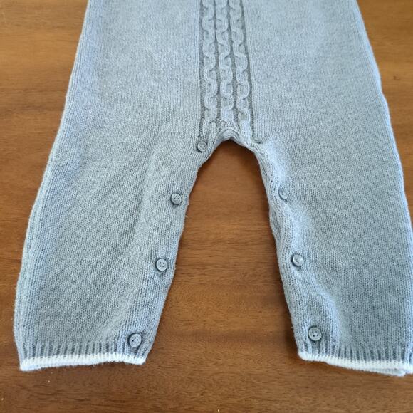 Janie and Jack baby knit fabric romper size 6-12M - Picture 3 of 7